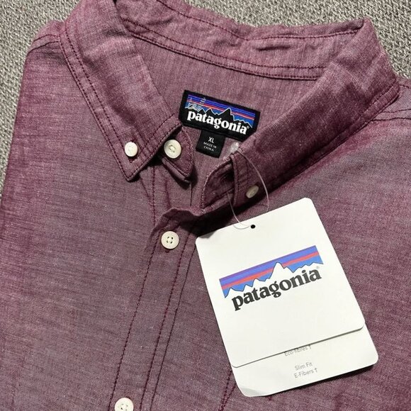Patagonia bluffside long sleeve chambray button down. XL - Picture 1 of 5